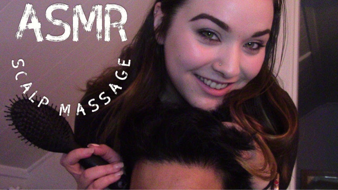 ASMR Scalp Massage Hair Brushing And Styling ASMRHD