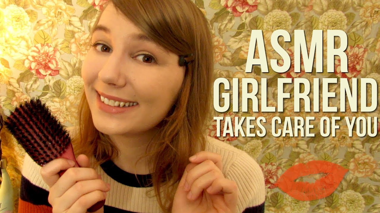ASMR Girlfriend Takes Care Of You After Long Day Hair Brushing