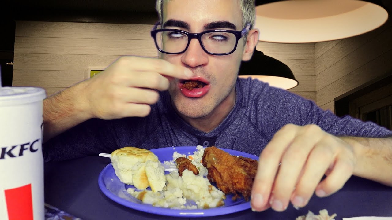 KFC Mukbang Food Eating ASMR Kentucky Fried Chicken ASMRHD