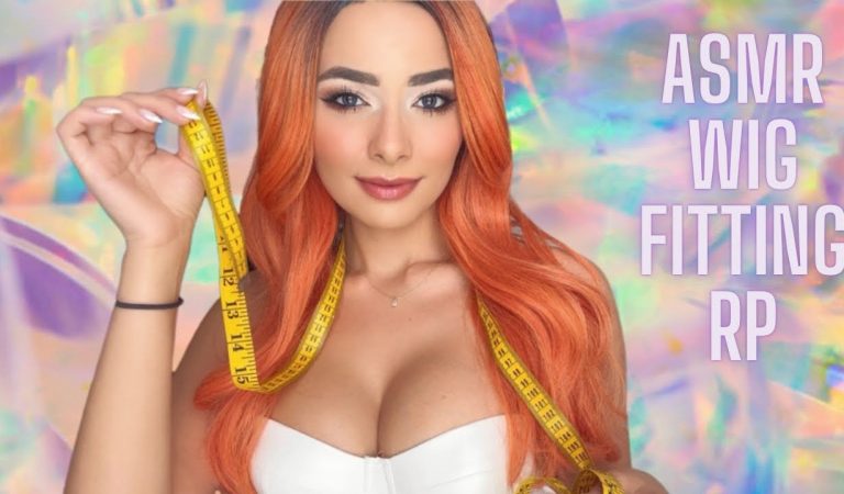 ASMR Wig Fitting Roleplay ( Soft Spoken, Writing & Measuring Sounds)