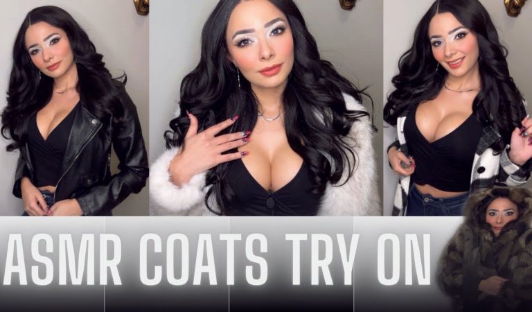 ASMR Fall/Winter Coats 🧥 Try On (Soft Spoken, Fabric Sounds)